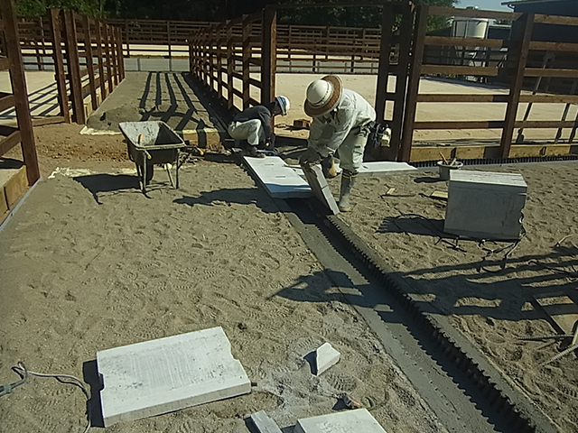 放牧場整備工事