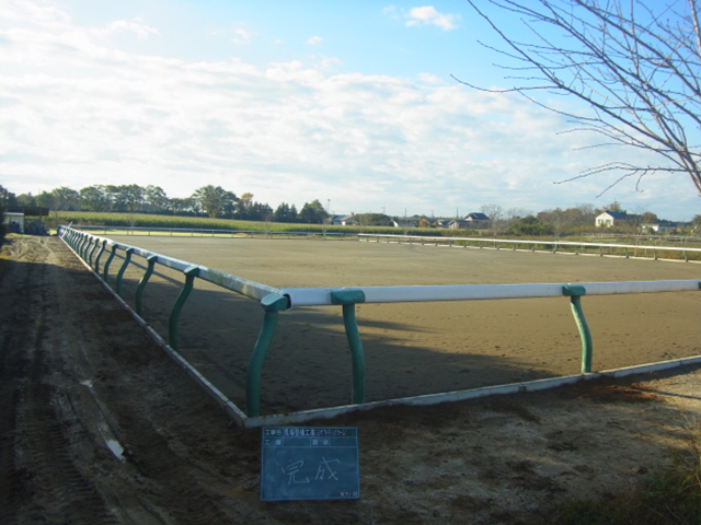 馬場整備工事(ヨシザワライディングファーム)